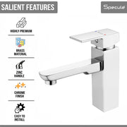 Cubix Single Lever Deck-mount Wash Basin Mixer Tap - by Specule